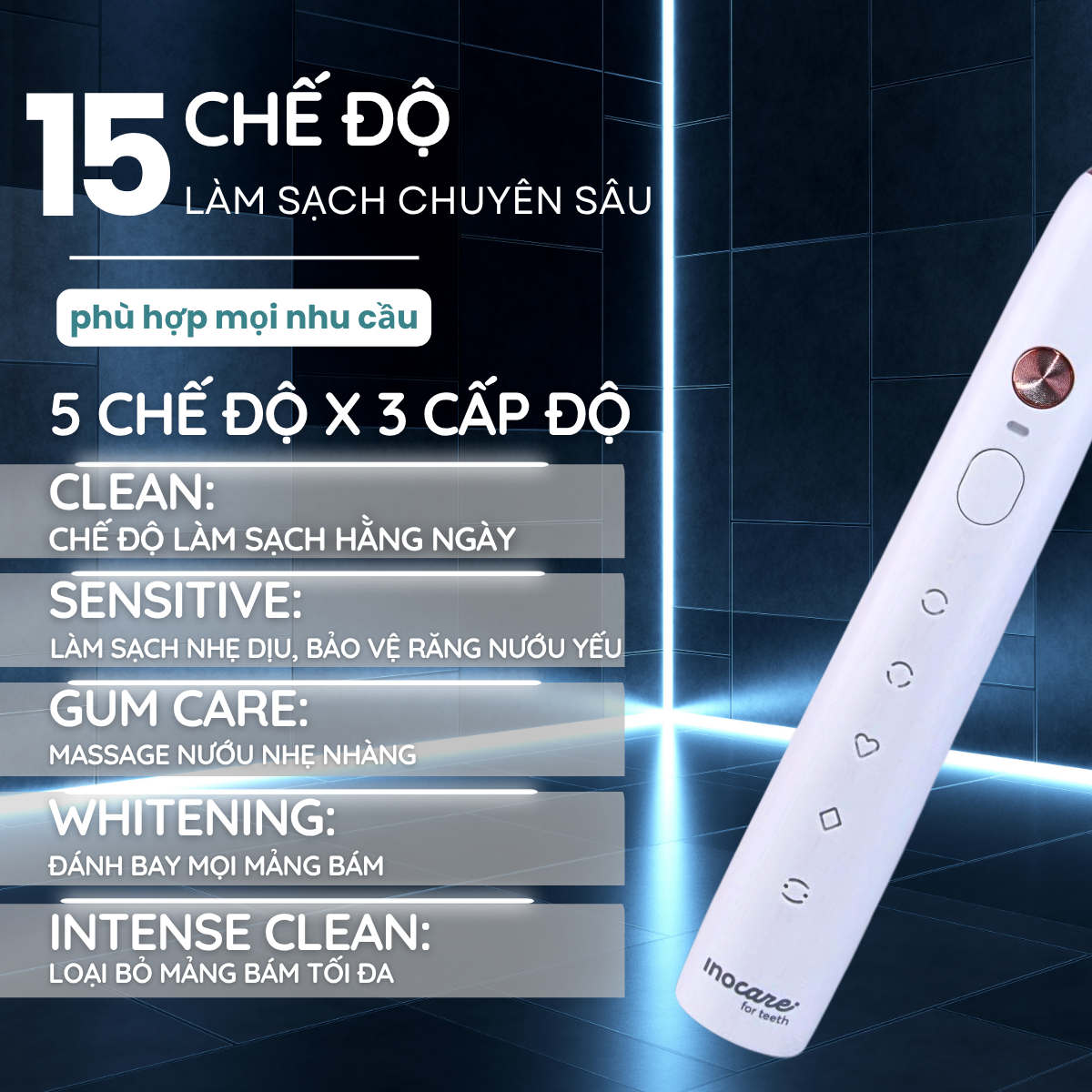 Bàn chải điện Inocare Super Smart Electric Toothbrush