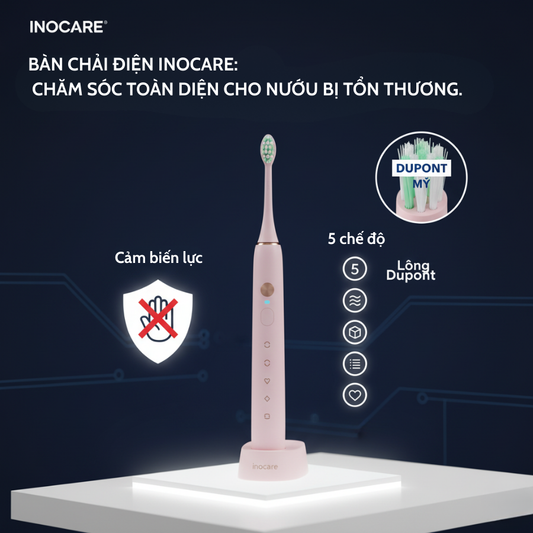 CHẤM DỨT TÌNH TRẠNG CHẢY MÁU NƯỚU: KHÁM PHÁ NGUYÊN NHÂN SÂU XA VÀ CƠ CHẾ BẢO VỆ CỦA BÀN CHẢI ĐIỆN INOCARE