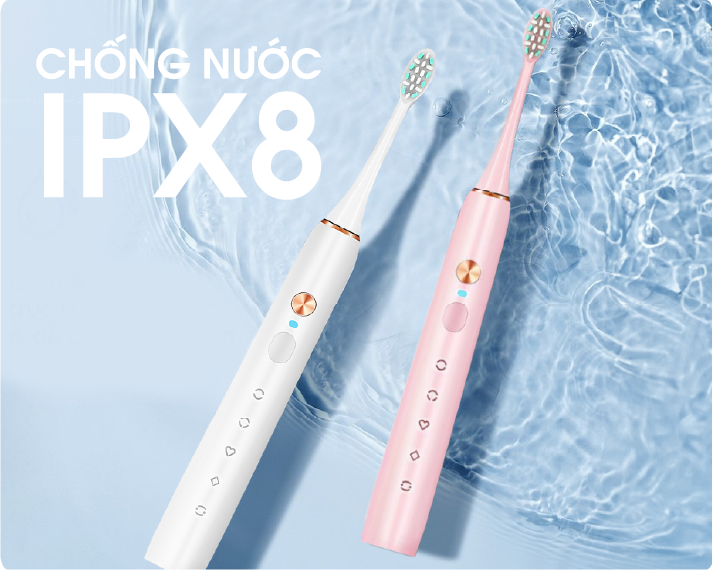 CÔNG NGHỆ CHỐNG NƯỚC IPX8