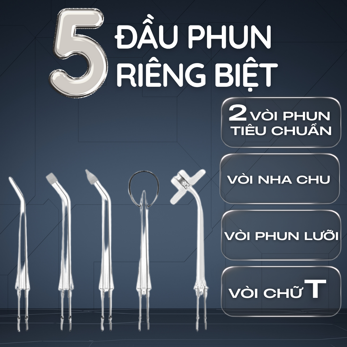 Tăm nước cầm tay Pro Water Flosser Handheld Water Flosser