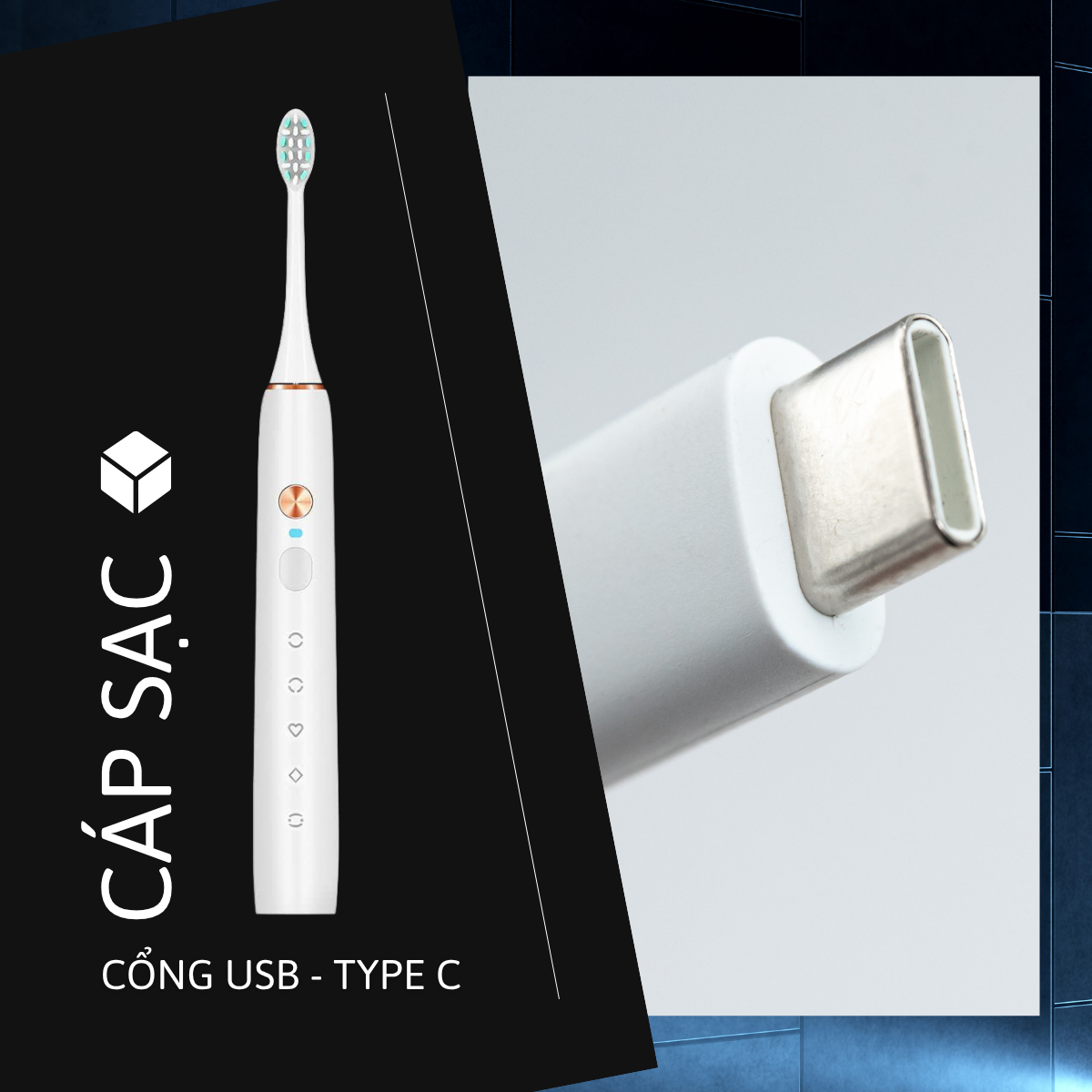 Bàn chải điện Inocare Super Smart Electric Toothbrush