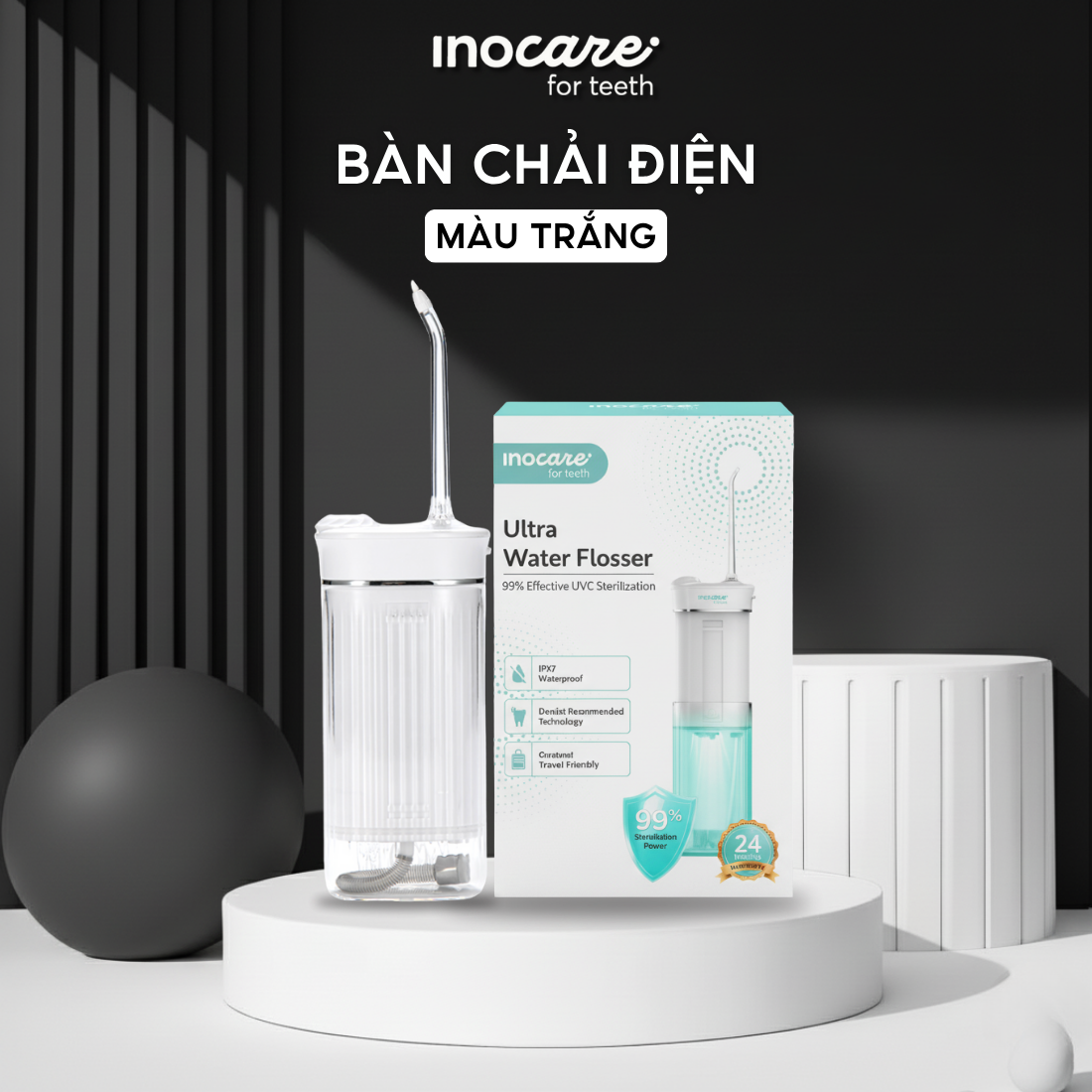 Tăm nước Mini nhỏ gọn Inocare Ultra Water Flosser