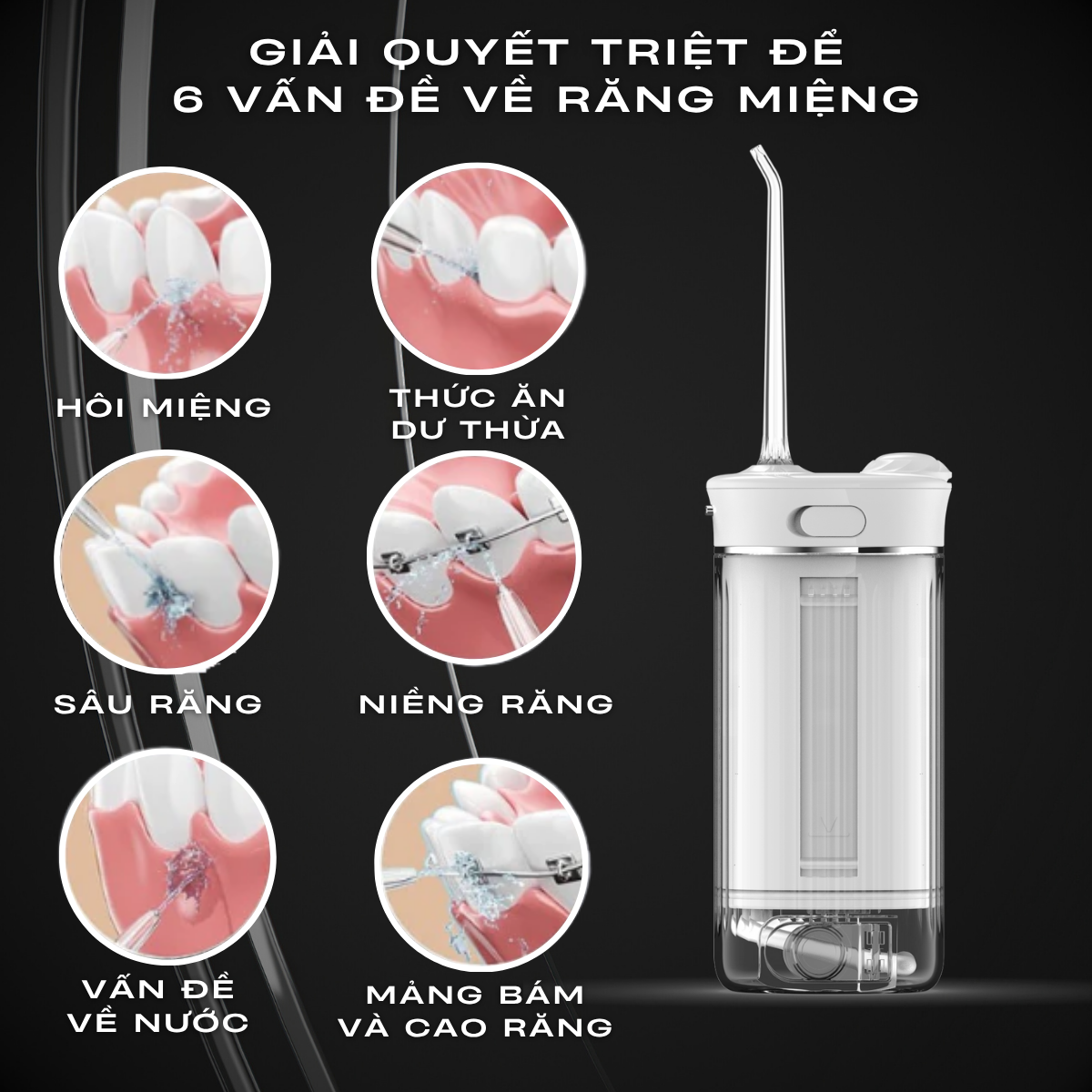 Tăm nước Mini nhỏ gọn Inocare Ultra Water Flosser